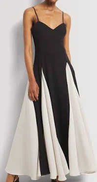 Women's Black & white Dress