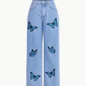 Women's Print-jeans